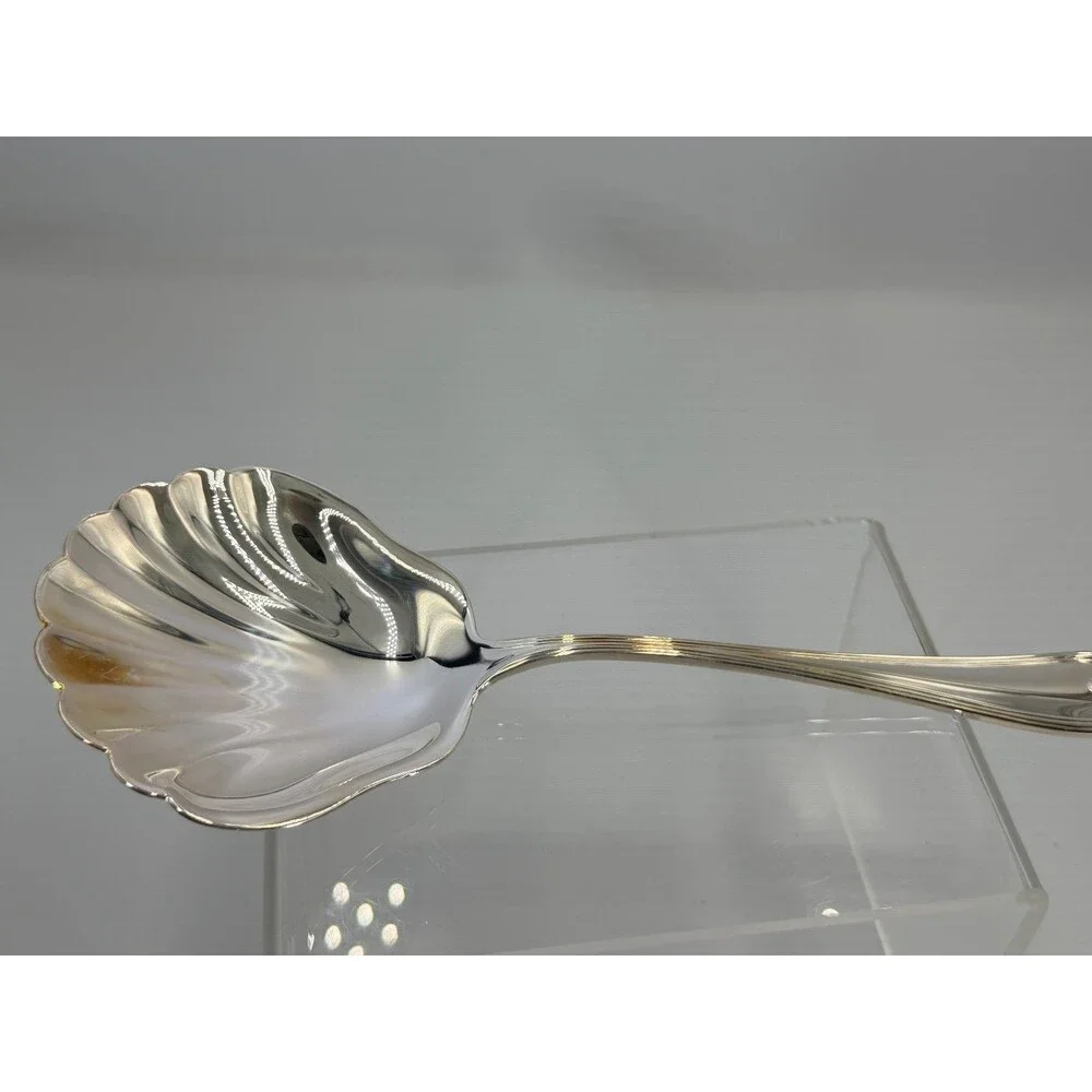 NIB Gorham Heritage Silverplate Berry Spoon 9